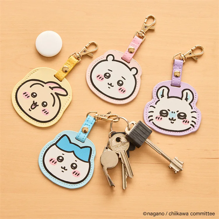 

Kawaii Usagi Anime Keychain Hachiware IC Card Holder Backpack Pendant Creative Keyring Chiisakute Birthday Gifts Toy DIY Deco