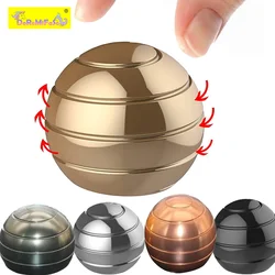 Kinetik sanat masası Fidgets Spinner oyuncaklar Illusion Metal fırıldak top yetişkinler antistres Gyro el parmak oyuncak masaüstü parmak