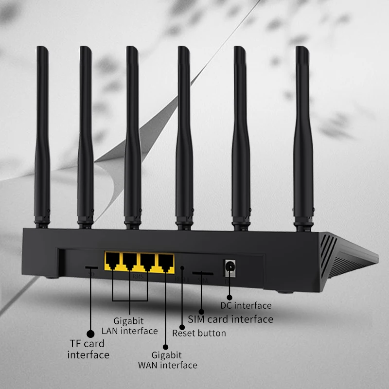 ZBT Z6001AX-M2-T HOT sales Smart Dual Band Wireless wifi6 5G CPE routers with sim slot