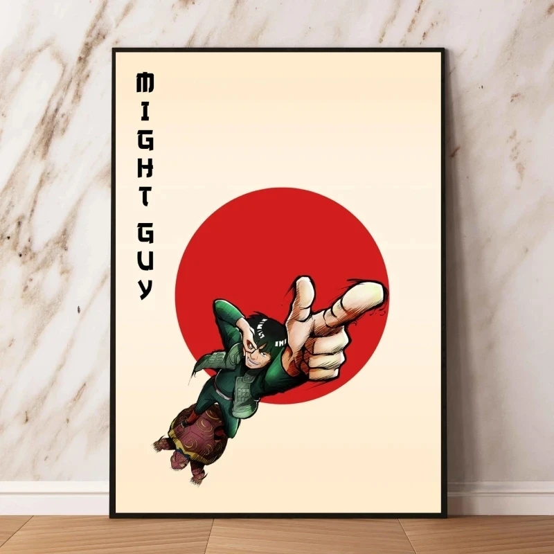 Canvas Artwork Painting Naruto Hidan Decorative Comics Pictures Poster Toys Decoration Paintings Birthday Gifts Modular Prints