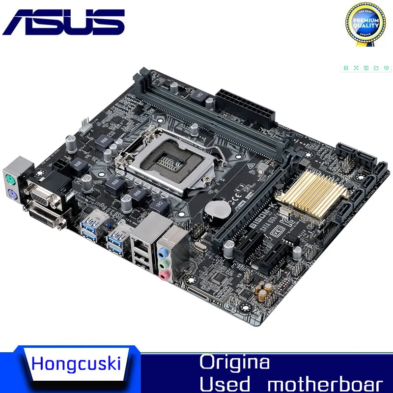 For ASUS B150M-K LGA1151 LGA 1151 For Intel B150 motherboard Socket LGA1151 DDR4 SATA3 Desktop motherboard