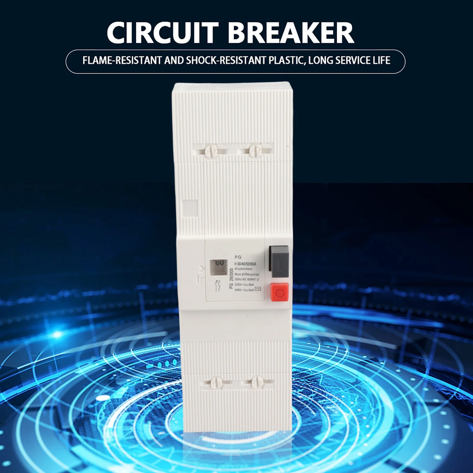2 pole Circuit Breaker Circuit Breaker Circuit Breaker 30-60A 2 Pole 50Hz/60Hz Low Voltage Circuit Breaker Air