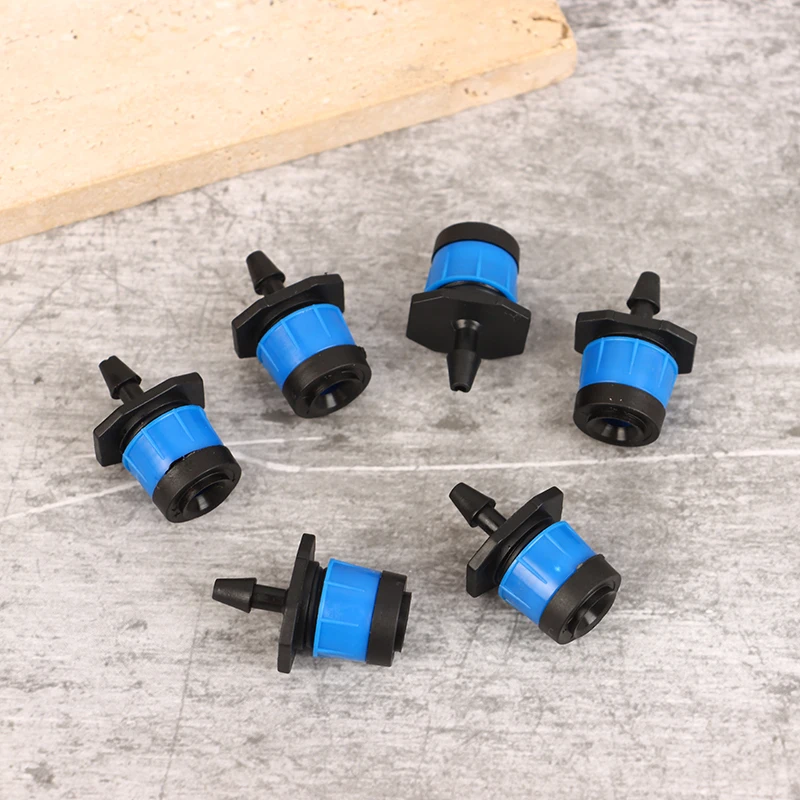 Jardim ajustável Rega Sprinklers, Full-circular Fountain Bocal, espalhamento Spray, Cogumelo Dripper, 10Pcs