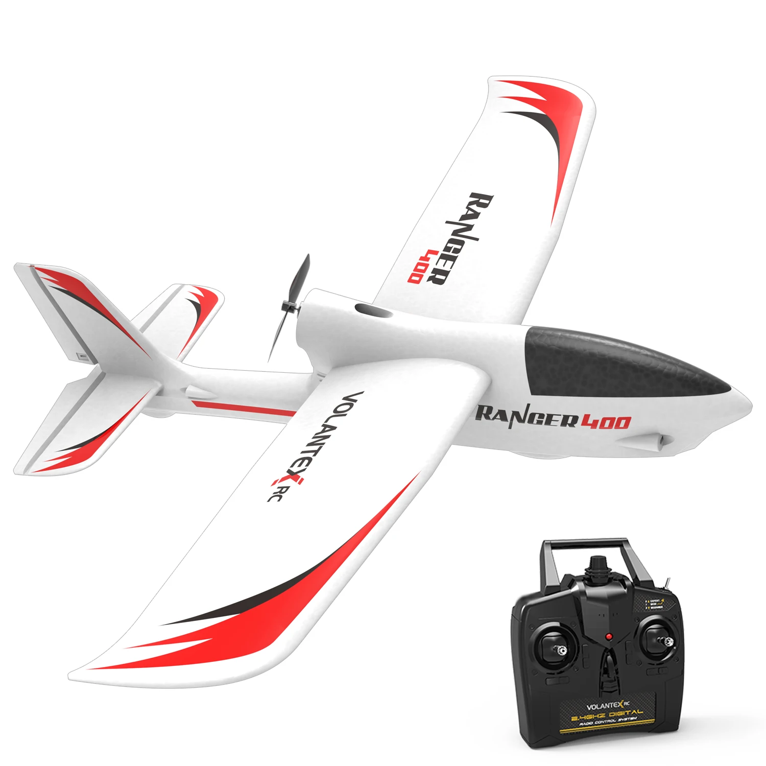 EBOYU 76106 RC Airplane Ranger400 2.4G 3CH RC Glider Plane with 6-Axis Gyro Stabilizer Excellent Glider Performance for Beginner