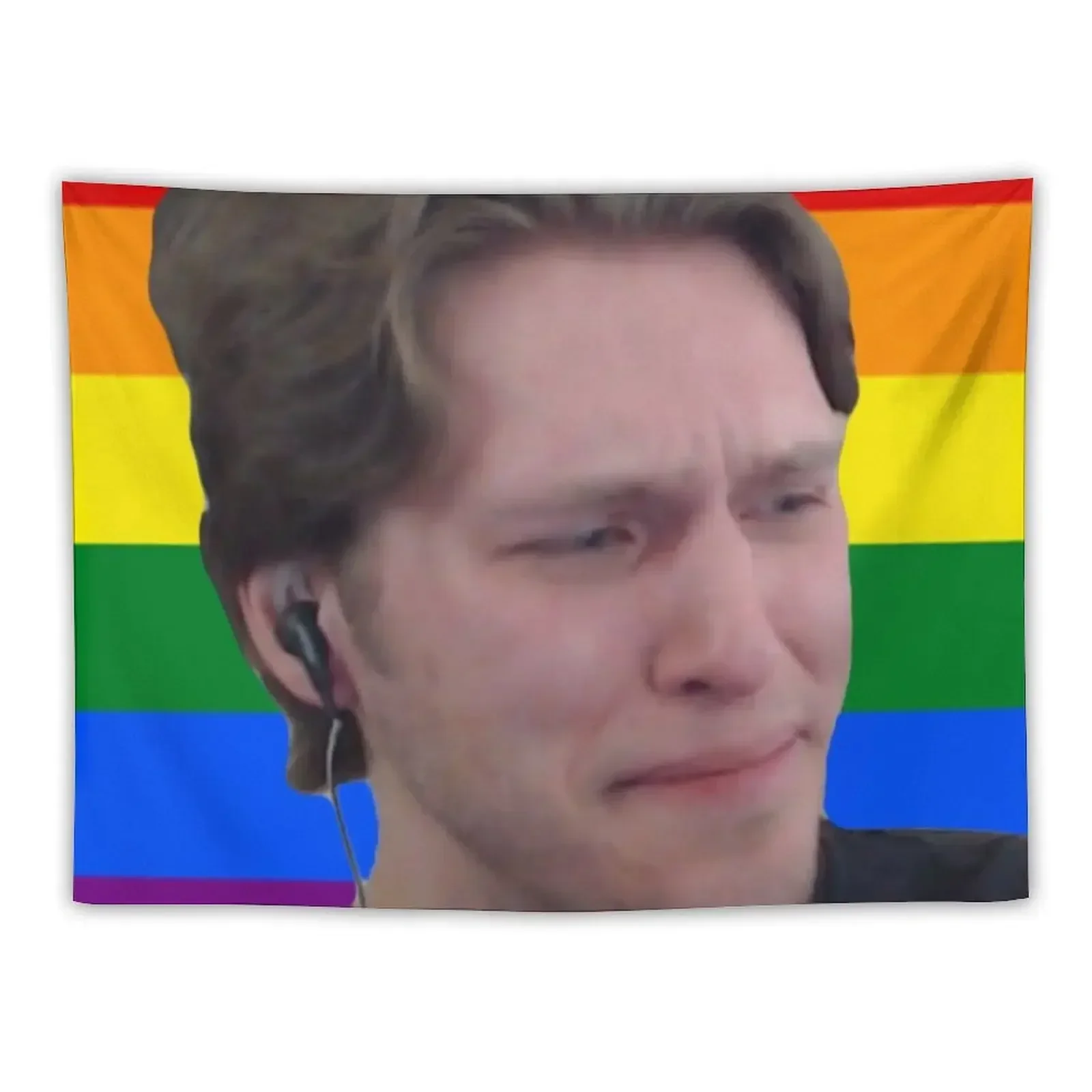 Jerma crying Tapestry Bedroom Decor Aesthetic Room Decor For Girls Tapestry