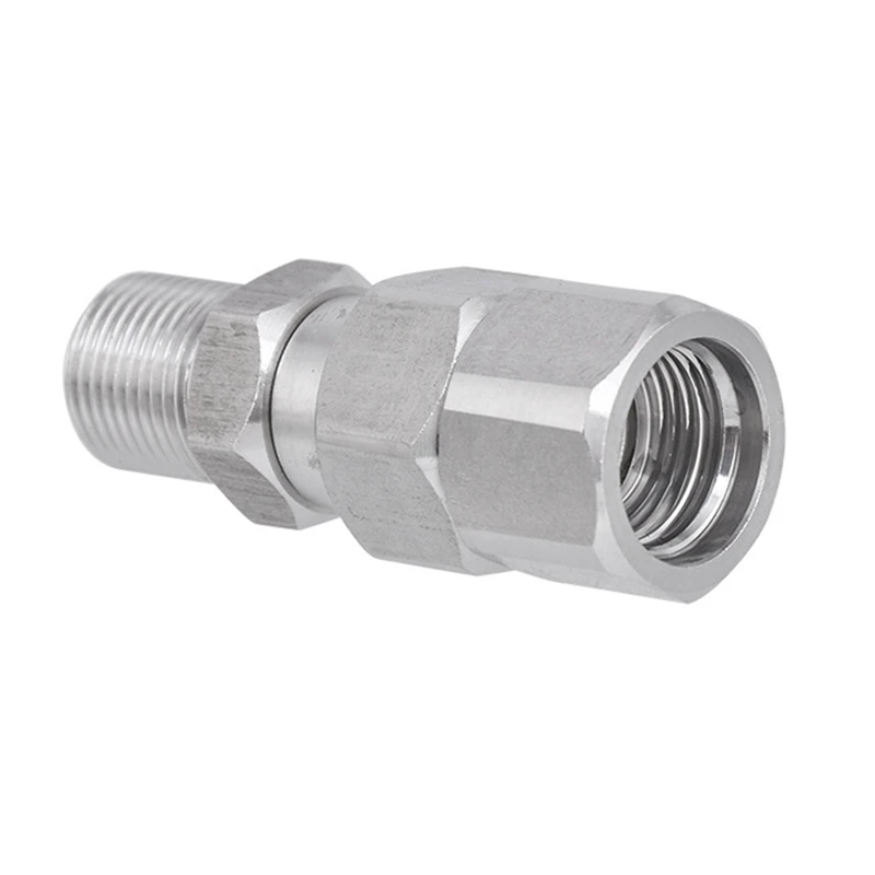 2Pcs 3/8NPT Pressure Washer Swivel Fitting,360Degree Anti Twist Pressure Washer Swivel For Pressure Washer