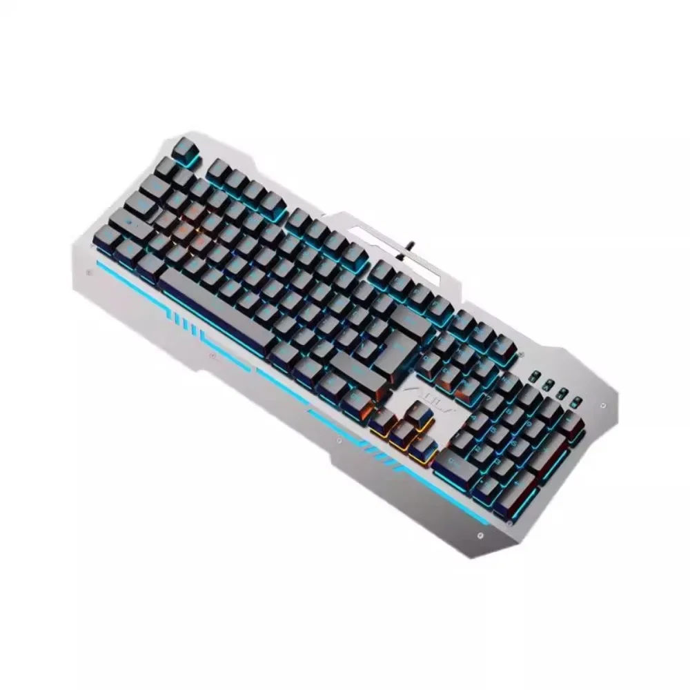 AULA Esports Mechanical Keyboard mouse earphone cherry ergonomics hot plugging wired USB Lamp effect Multimedia function buttons