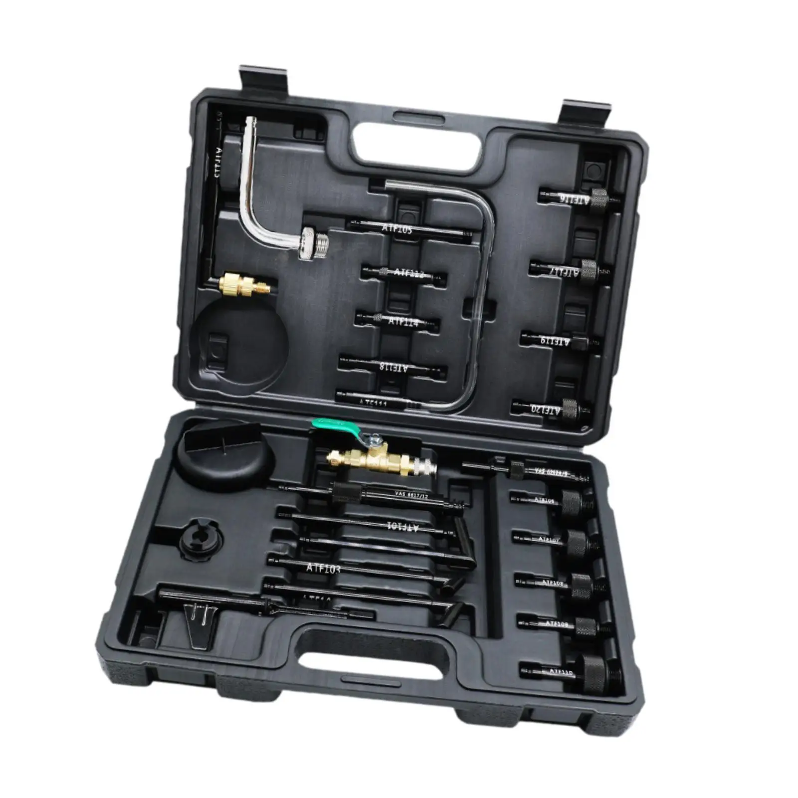 26 قطعة طقم محول تعبئة الزيت سهل الاستخدام عالي التحمل مع صمام أداة حقن زيت ناقل الحركة المحمول لإصلاح السيارات #3