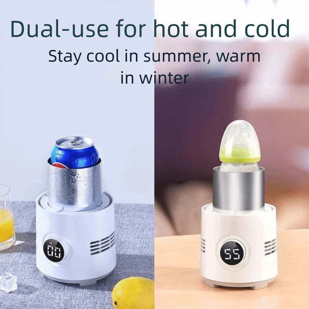 

Fast Cooling 2 In 1 Drinks Cup USB Powered Dual-purpose Electric Drinks Cup Constant Temperature Portable Design