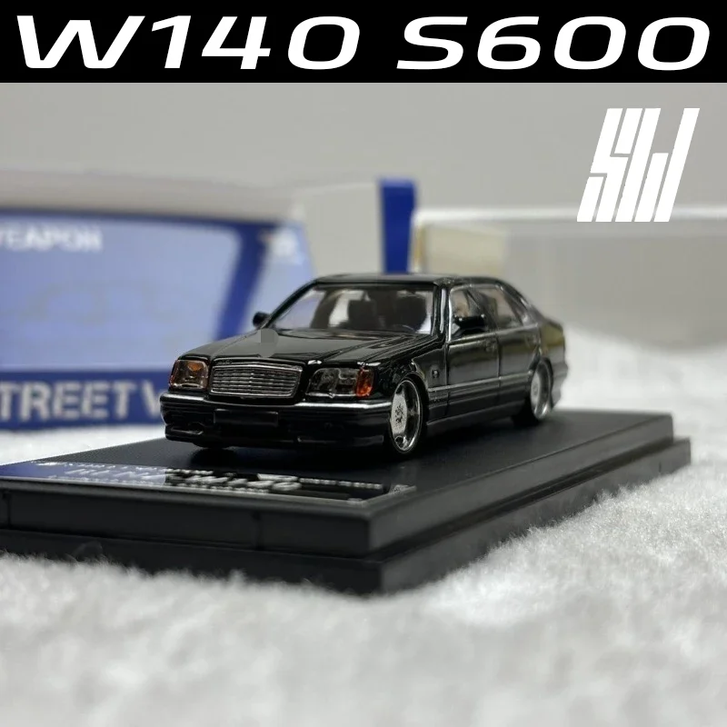 SW 1/64 S65 W222 سبيكة موتور مركبة دييكاست نماذج ألعاب السيارات جمع هدايا عيد الميلاد الصبي