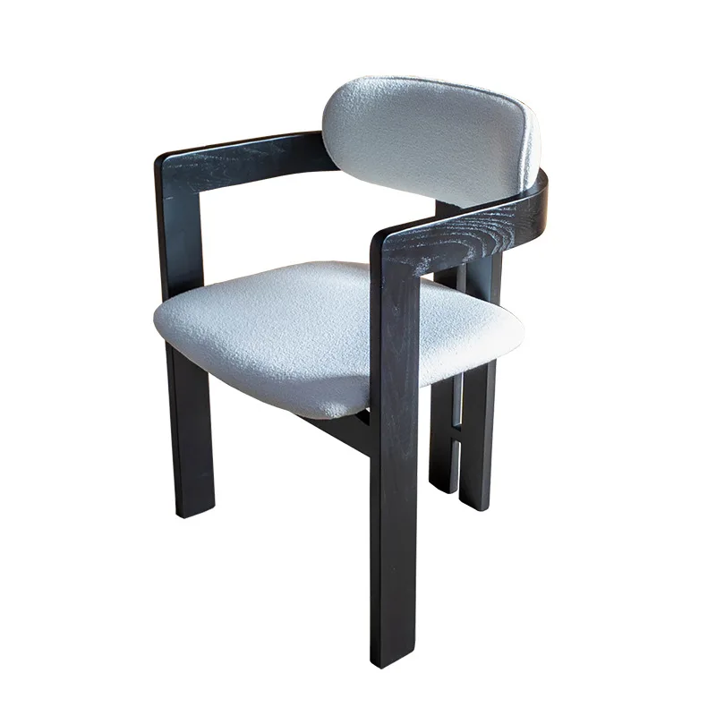 

New Chinese designer home back chair hotel clubhouse ash wood negotiation chair