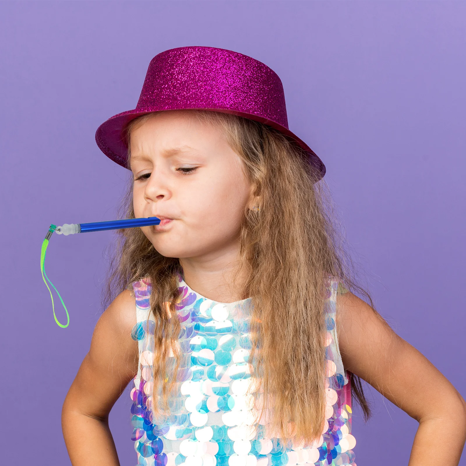 슬라이드 휘슬 버드콜 악기 무작위 색상 어린이를위한 소형 창의적 교육용 장난감 야외 사용