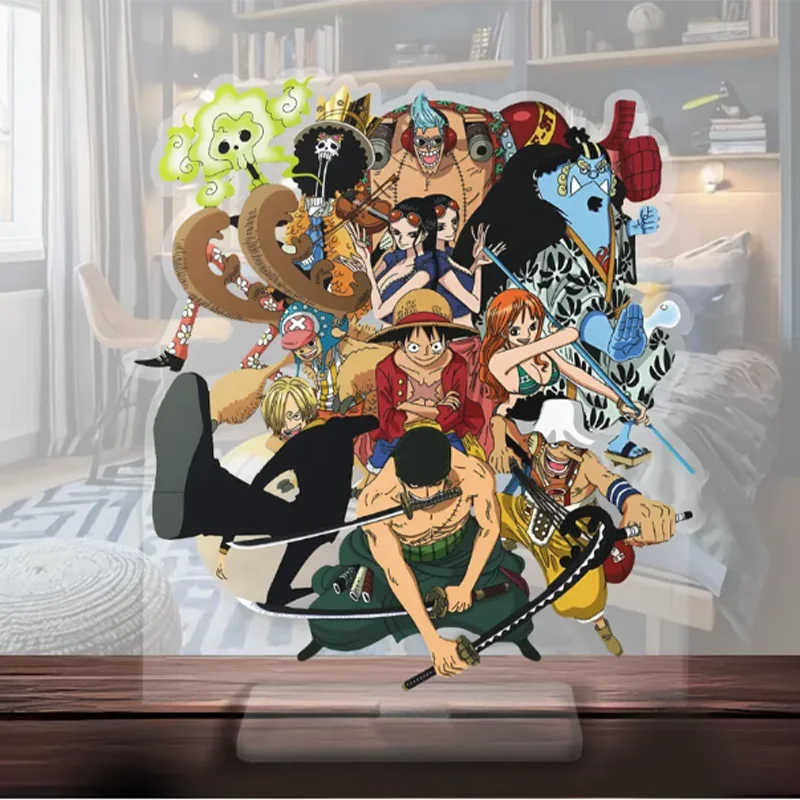 

15Cm Acrylic Standing Plates for One Piece Zoro Anime Character Desktop Ornament Decorative Creativity Exquisite Fans Gift