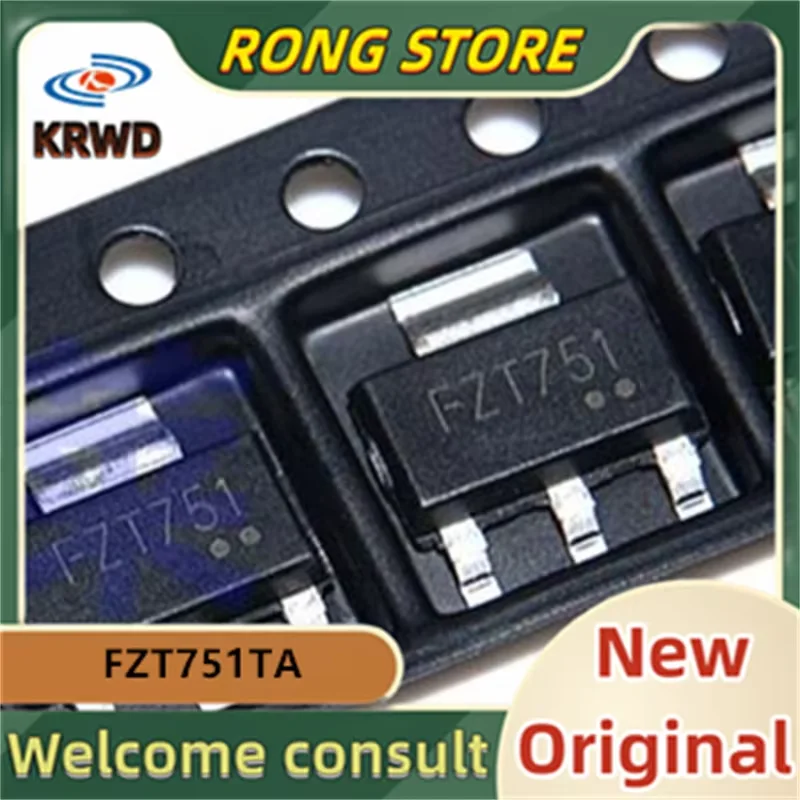 

30 шт. FZT751 Новые и оригинальные чипы IC SOT223 FZT751TA FZT751T 751