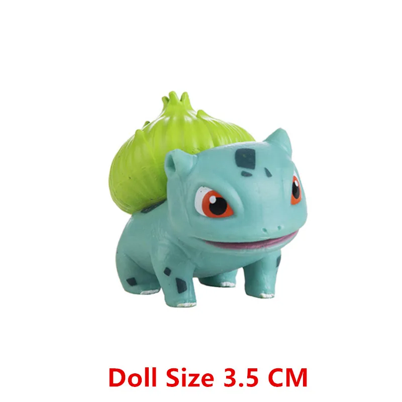 3-7 cm Pokemon Cartoons Anime Figur Pikachu Mew Snorlax Charmander Cosplay Sammlung Haustier Tasche Monster Action Modell Spielzeug Geschenke – Detail 22