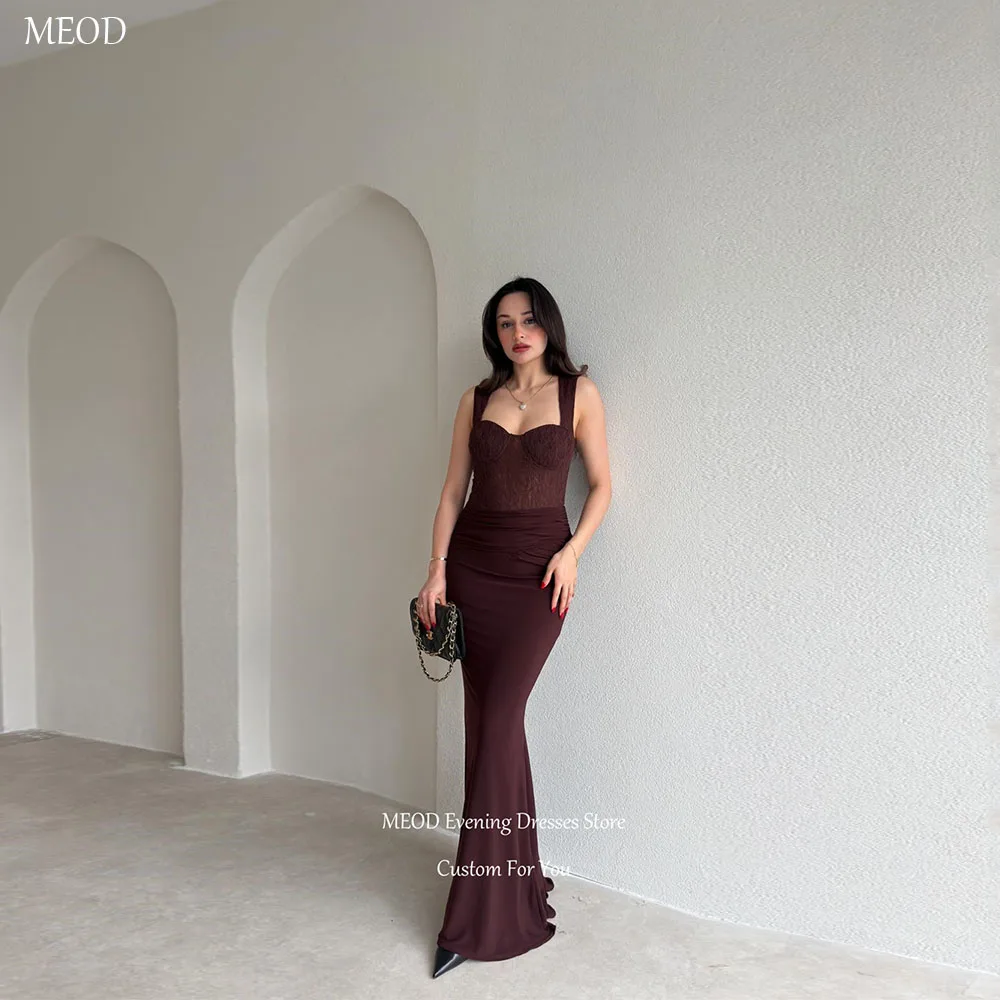 

Винтажные женские вечерние платья MEOD в стиле русалки, длиной до пола, без спинки, с вырезом в форме сердца, на заказ