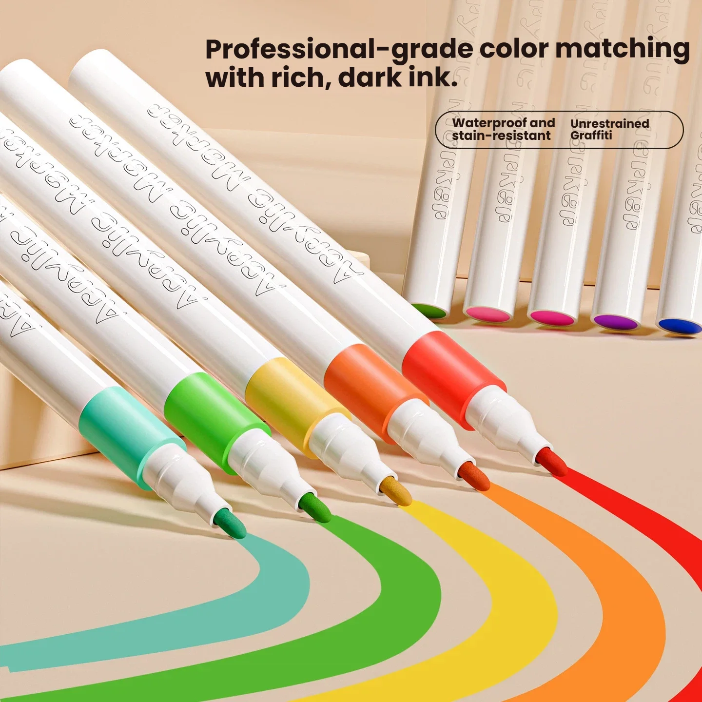 @* # @120 Farben Acryl-Malmark – Copic Marker Sketch Bewertung und Preis