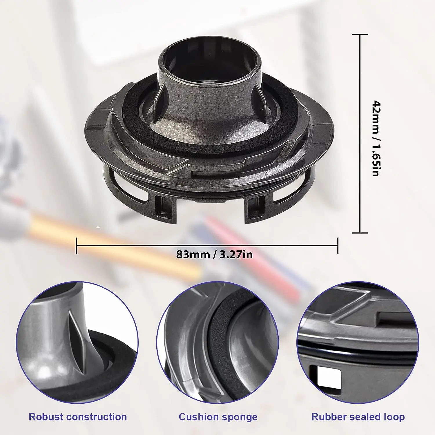 Upgrade Rear Motor Cover Hepa Filter Post filter Replacemen for Dyson V7 V8 Cordless Vacuum Cleaner Accessories