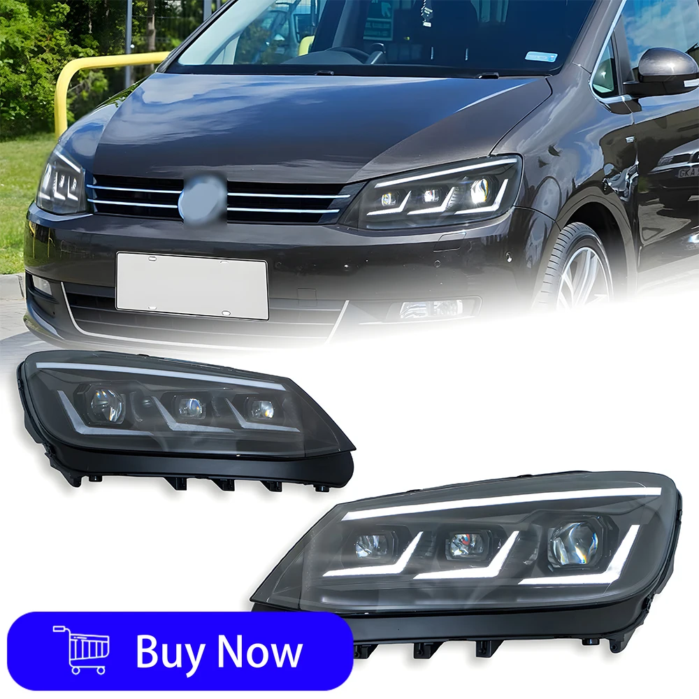 

For Volkswagen Sharan 2012-2018 Front Headlight LED Car Headlight Assembly Brand New Upgrade Plug and Play Car Tools Accessories