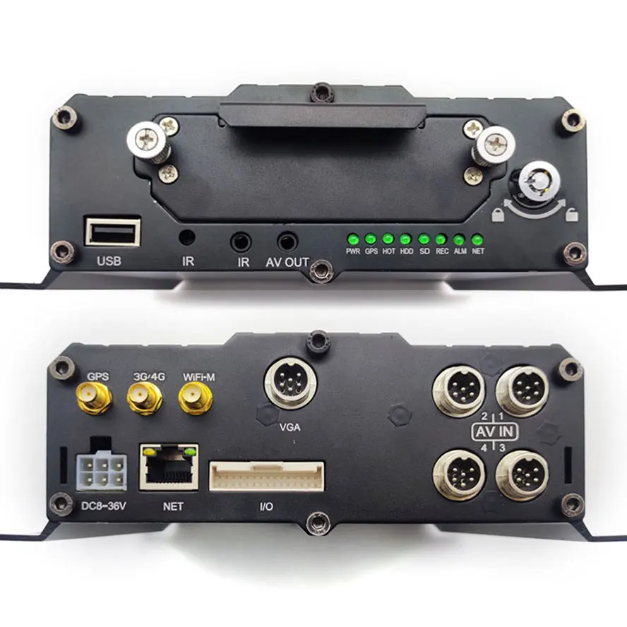 

FL&OEM 1080P 4 Channel MDVR Max 4 TB Hard Disk Storage 4G GPS Mobile DVR Video Recorder With CMSV6 Client Software