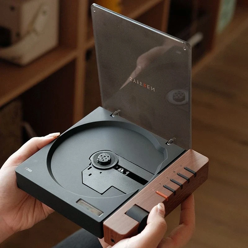 Syitren R300 레트로 포터블 CD 플레이어 리뷰: 블루투스 HIFI 음질로 돌아온 오래된 추억의 소리