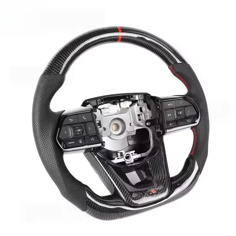 YZ GR Style Carbon Fiber Steering Wheel OEM for  LC300 LC76 LC79 2008-2021 2010-2021 Tunning Parts - view 2
