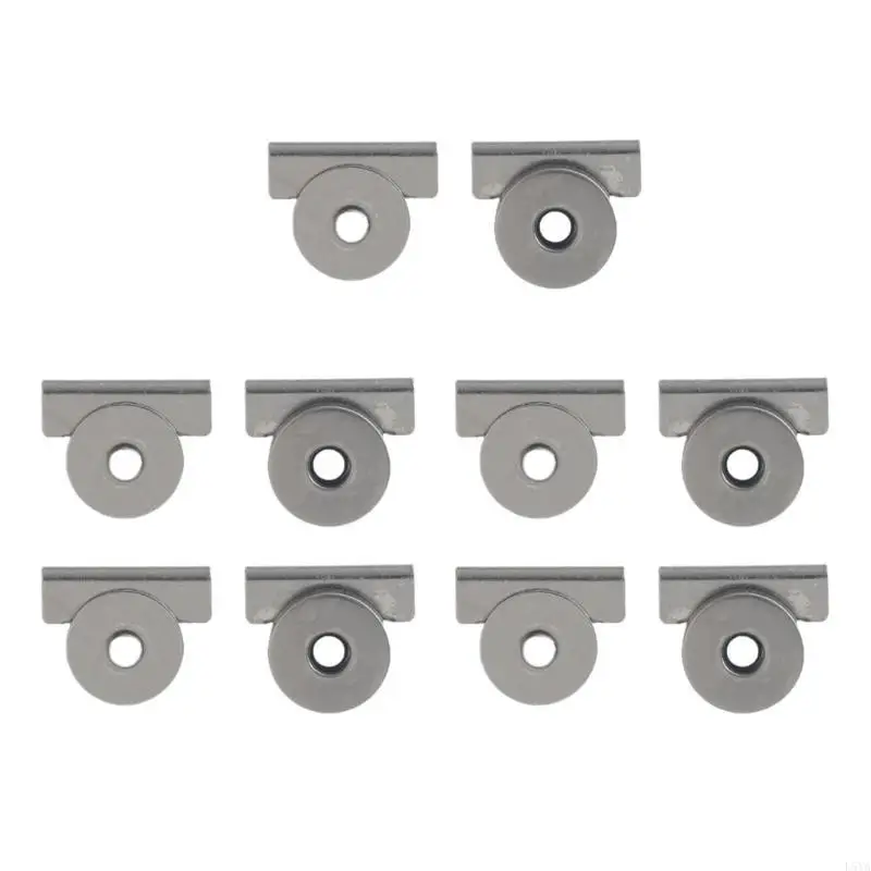 L5ya 10pcs Closure della borsa magnetica Chiusura della borsa in lega zinco Classi a scatto con elegante colore elettroplato