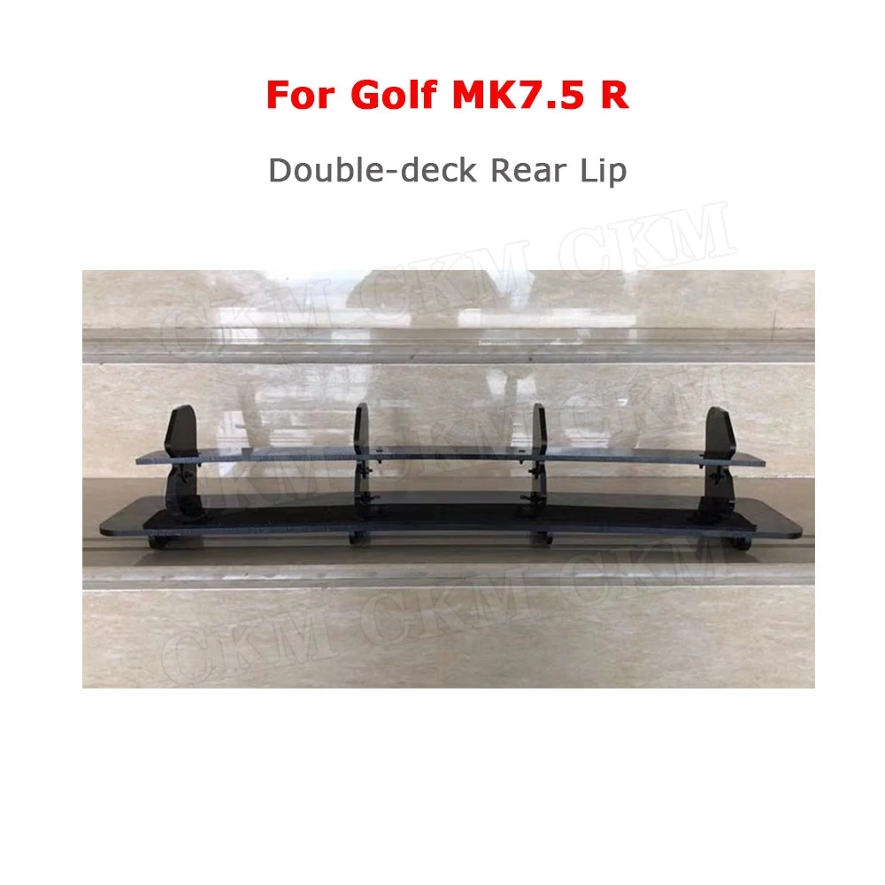 

Rear Lip diffuser Trim Cover For Volkswagen VW Golf VII MK7 7.5 MK75 R Fins Shark Style ABS Bumper Protector Car Styling
