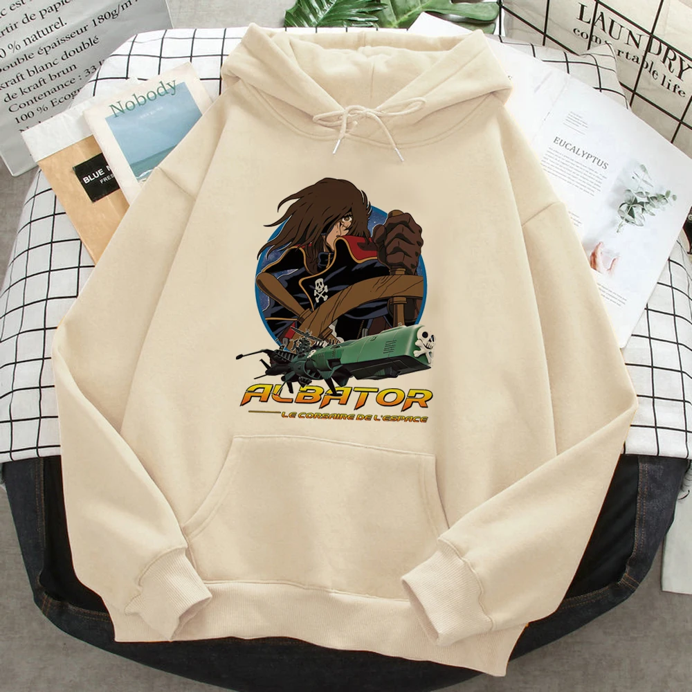 Albator hoodies women streetwear harajuku Hooded Shirt pulls female Kawaii Hood