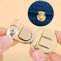 3pcs Women's Lock Clasp DIY Craft Hand Bags Clasp Catch Buckles Metal Snap Clasp Locks Wallet Fasteners Wallet Buckle Totes