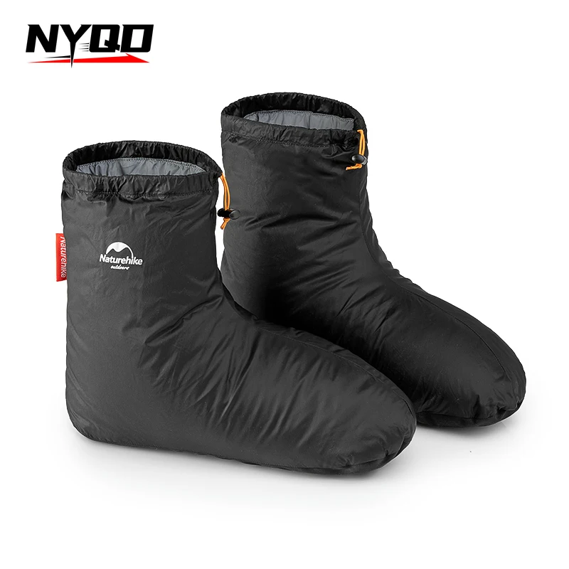 Naturehike Goose Down Slipper Boots Winter Warm Waterproof Windproof Outdoor Camping Hiking Fishing Thermal Feet Cover Shoe Sock