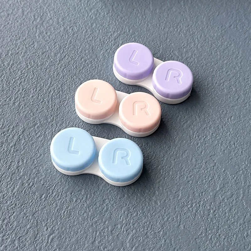 1Pcs Mini Portable Contact Lens Case Eyes Contacts Care Container Box Contact Lenses Storage Box Colored Contact Lens Box - Image 5