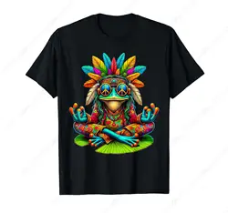 Frog Peace Sign Sunglasses Hippie T-Shirt