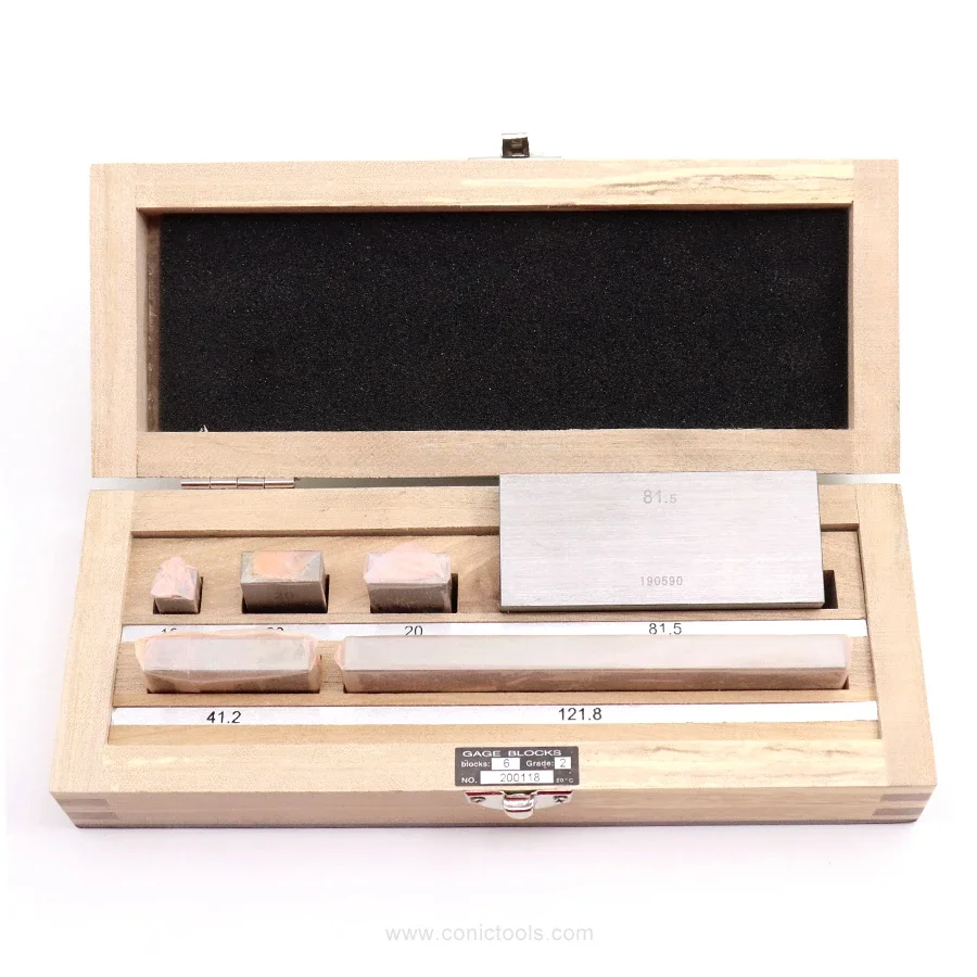 Bestselling High-quality Products GCr15 Steel Gage  Gauge Block Set with Grade 2 for Calibrating Vernier Caliper