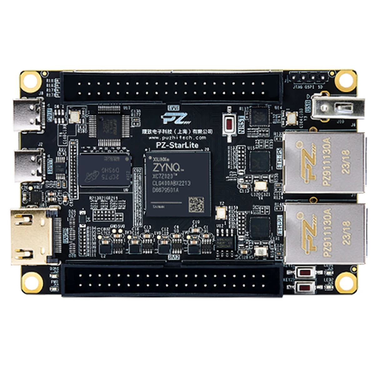 Puzhi 7020 Kit d'évaluation Starlite Xilinx Zynq-7000 SoC XC7Z020 Carte de développement FPGA ZYNQ 7000