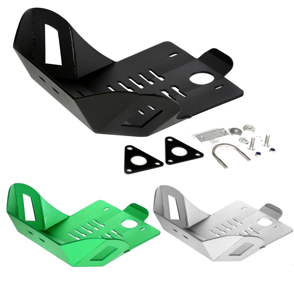Motorcycle bottom Engine Mud Guard 6mm Front Skid Plate Engine Lower Guard Bash Cover For KAWASAKI KLR650 2022-2024 KLR 650