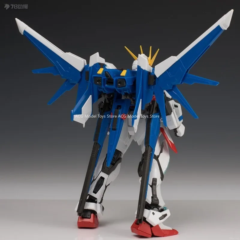 In Voorraad Originele Bandai RG 1/144 Build Strike Gundam Volledige Pakket Anime Action Figure Model Monteren Speelgoed Collectie Gift