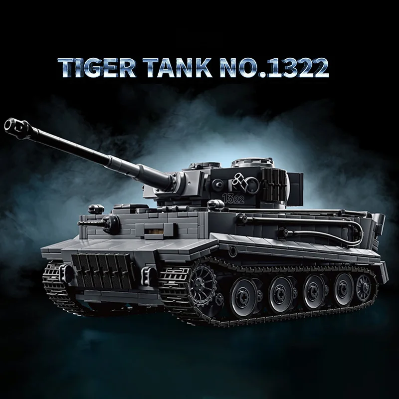 

New1:28 Heavy Tanks Building Blocks Sets MOC Military Bricks Toys Christmas Gifts For Boys Kids Adult 1600+pcs Block Ornament