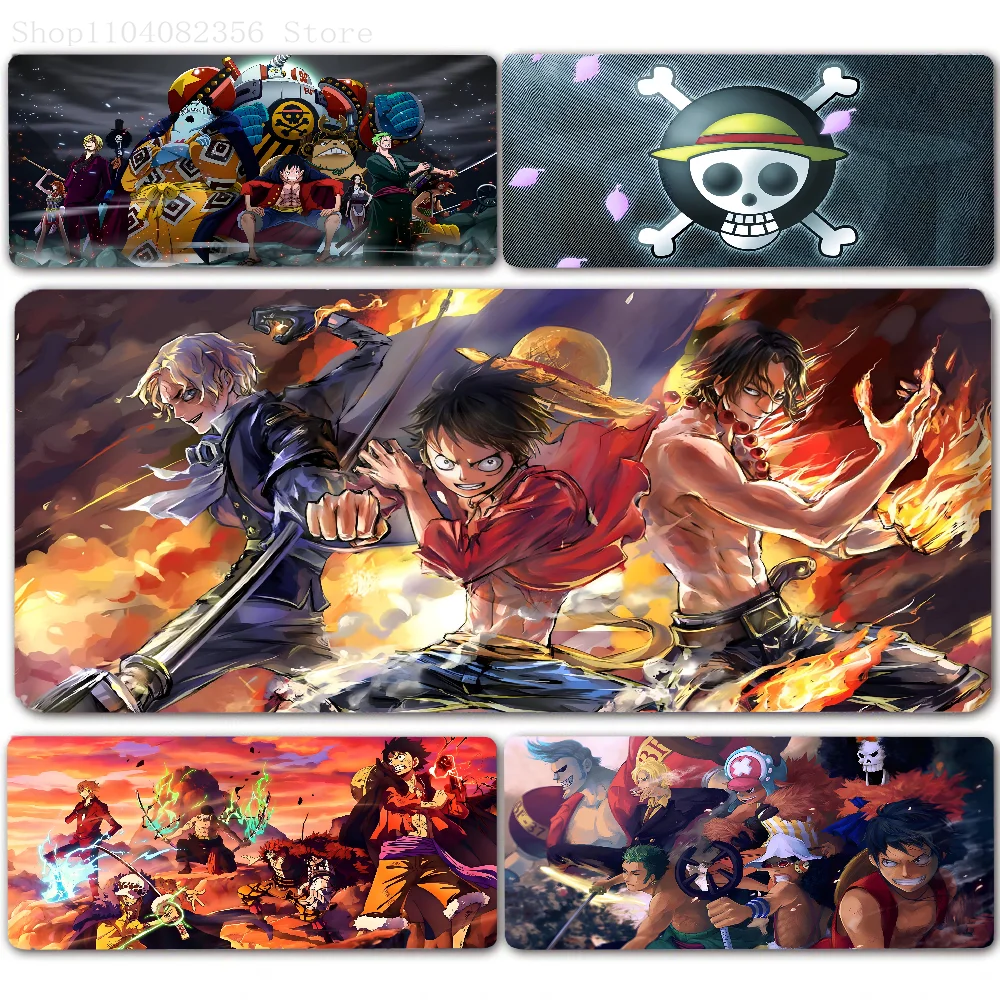 1pc hot blood anime O-ONE P-PIECE Mousepad  non-slip suitable for office computers laptops e-sports game desk mats XXL Keyboard