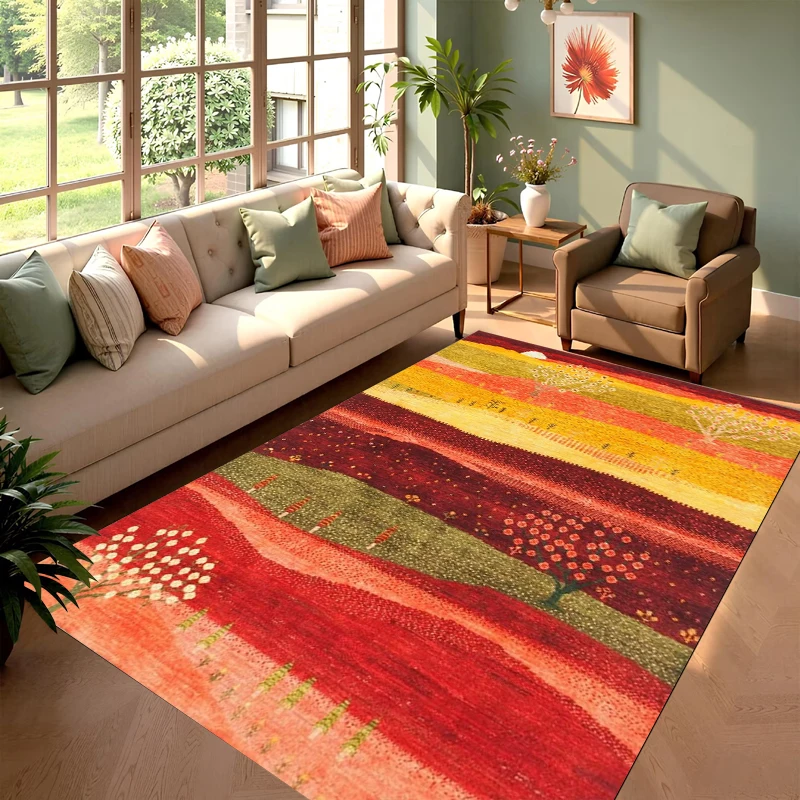 Alfombra de área con diseño ab - Printed Rug Abstract reseña y precio