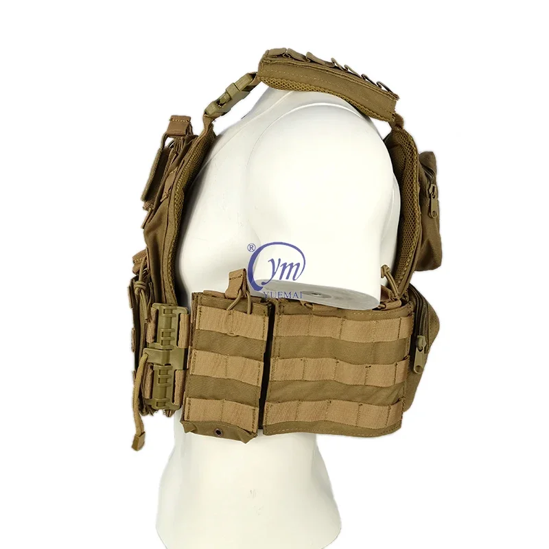 Desert Oxford Style Tactical Vest for Outdoor Training or Hunting