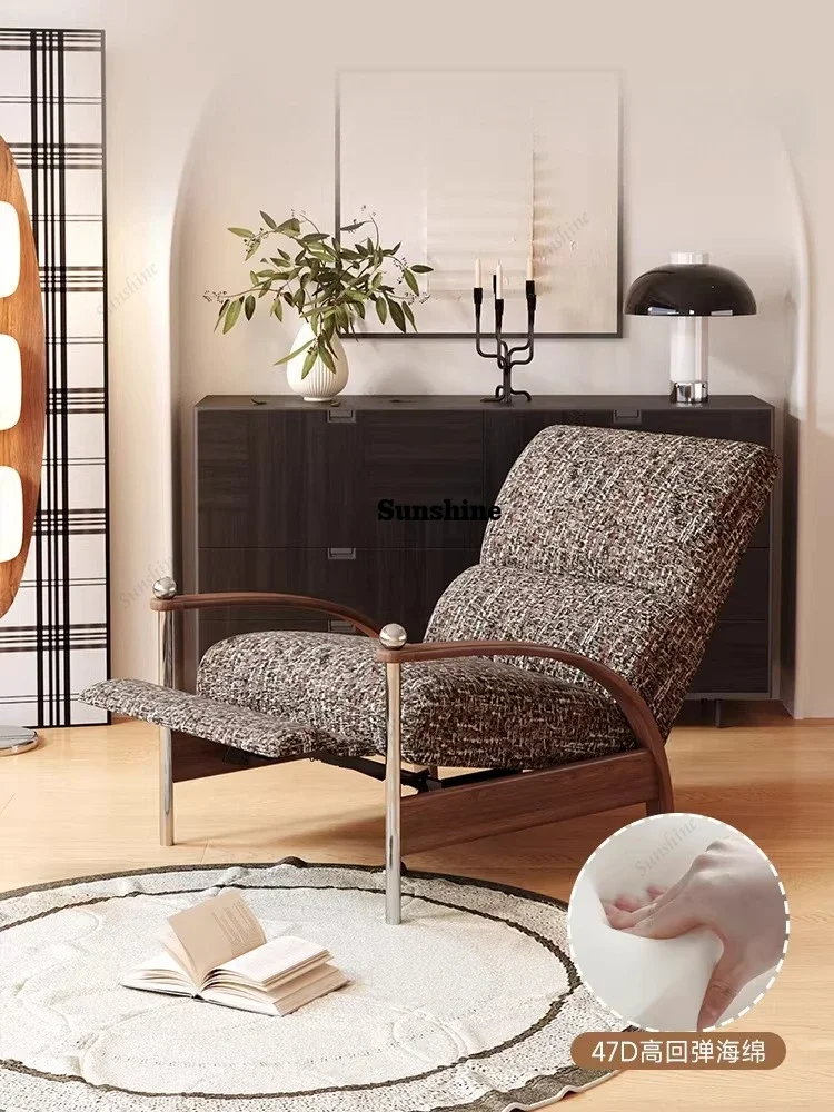 

Adjustable single function casual sofa chair Solid wood antique living room sofa chair FT