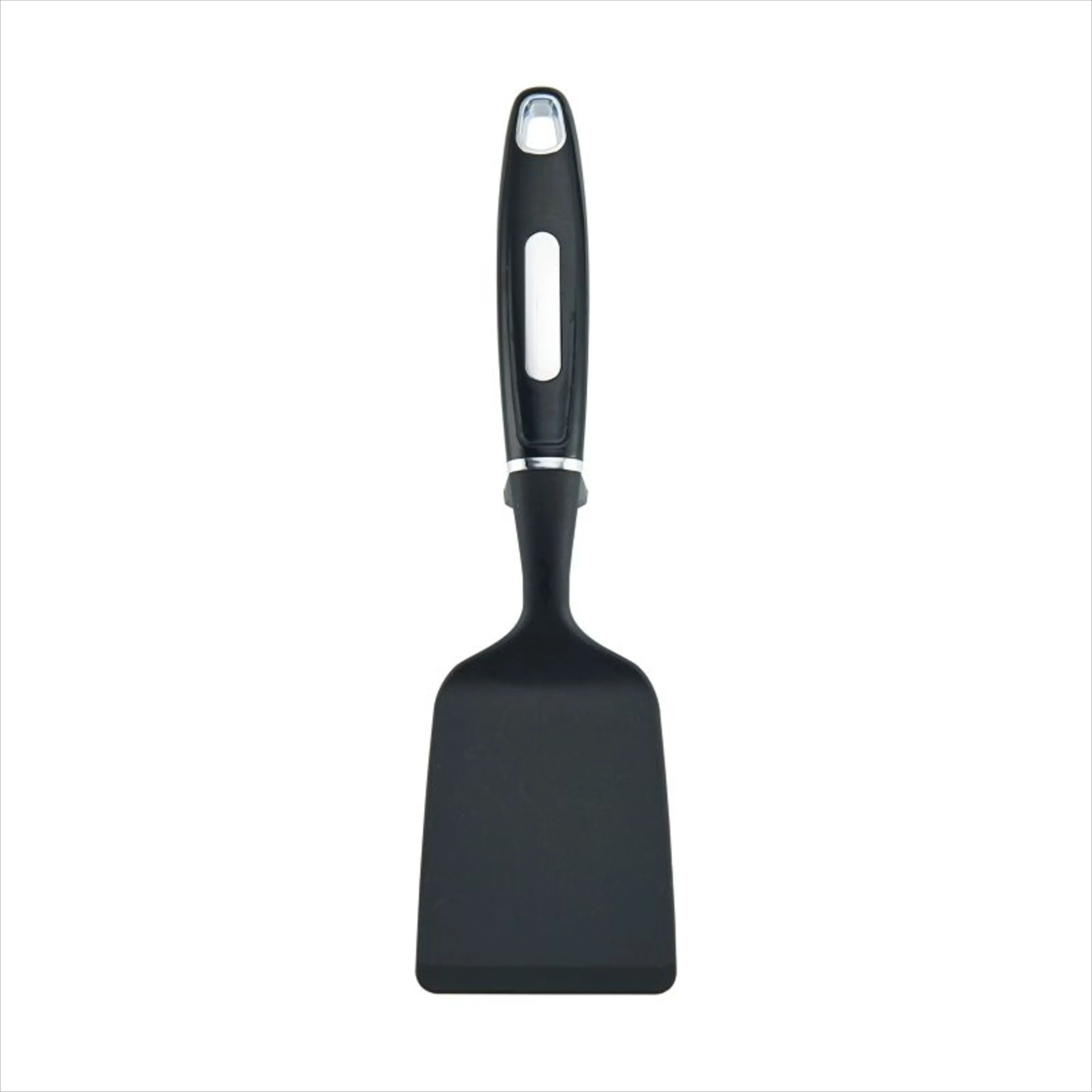 Professional Short Kitchen Nylon Spatula/Turner with Black Plastic Handle