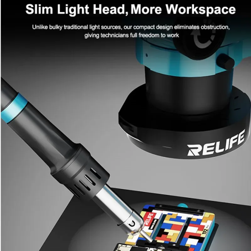 RELIFE RL-033E Adjustable Microscope Light Source Repair Tool for Mobile Phone PCB Soldering Adjustable Brightness 32 LED Beads