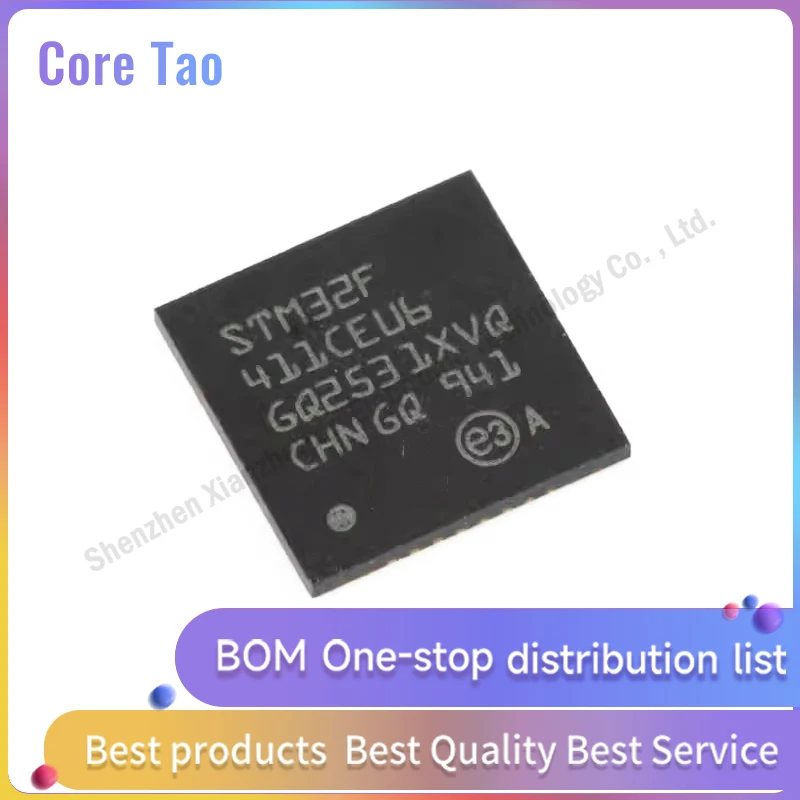 1PCS/LOT  STM32F411CEU6 STM32F411 411CEU6 UFQFPN-48 32-bit embedded microcontroller -MCU in stock