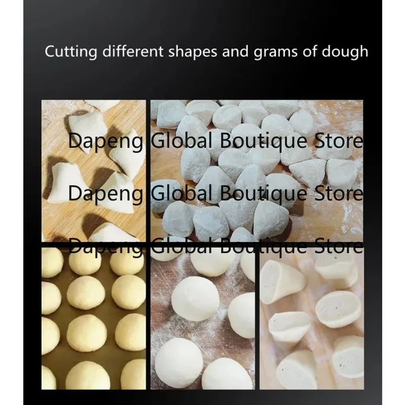 Automatic Dough Block Cutting Rounding Equipment Bakery Dough Ball Separate Forming Machine