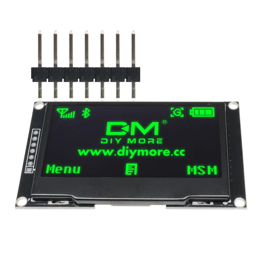 Display SPI modulo LCD a colori da 2.42 pollici Drive IC 128*64 Display OLED per Arduino
