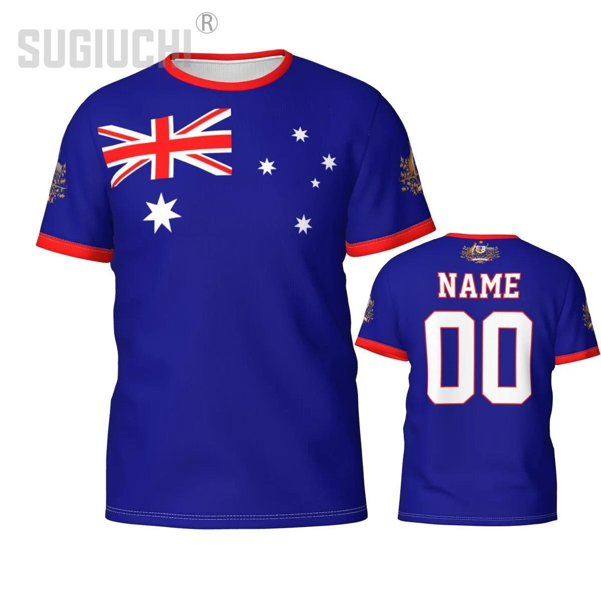 Custom Name Number Australia Flag Emblem 3D T-shirts Clothes For Men Women Tees jersey Soccer Football Fans Gift T shirt