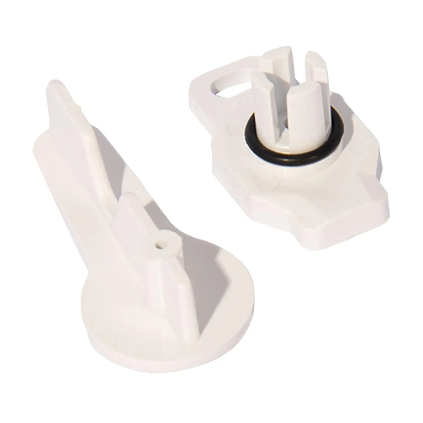 Manhole Cover Hatch Latch Lock ABS Plastic White Deck Cover Attachment for Marine Boat
