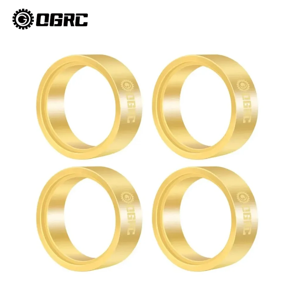 OGRC 1.0 Inch Internal Beadlock Ring 92g Heavy Wheel Weighted Clamp Ring Fits 1.0 Wheel Rim for TRX4M SCX24 1/18 1/24 RC Crawler